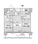 コスモグランス南品川 1302 間取り図