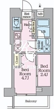 ハイズ桜橋ミライズ 303 間取り図