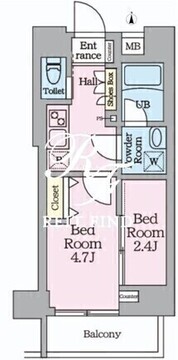 ハイズ桜橋ミライズ 203 間取り図