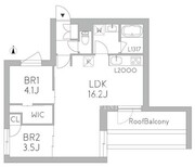 グランデュオ千歳烏山 204 間取り図