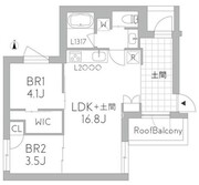 グランデュオ千歳烏山 304 間取り図 ?>