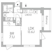 グランデュオ千歳烏山 503 間取り図