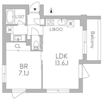 グランデュオ千歳烏山 503 間取り図