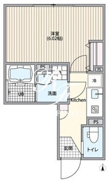 エルファーロ笹塚3 301 間取り図