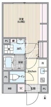 エルファーロ笹塚3 102 間取り図