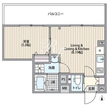 エルファーロ笹塚3 401 間取り図