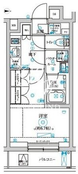 セジョリ中野富士見町 205 間取り図