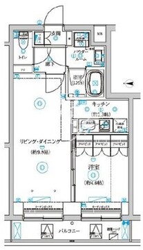 セジョリ中野富士見町 208 間取り図
