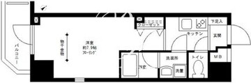 プライムアーバン白山 203 間取り図