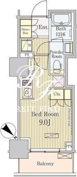 パークアクシス御茶ノ水 609 間取り図