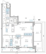 パークアクシス文京本郷 802 間取り図