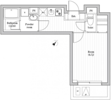豊島千早レジデンス 313 間取り図