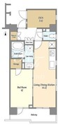 HF学芸大学レジデンス 303 間取り図