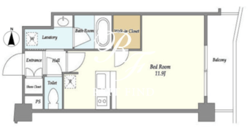 スタイリオ品川大井パークフロント 305 間取り図