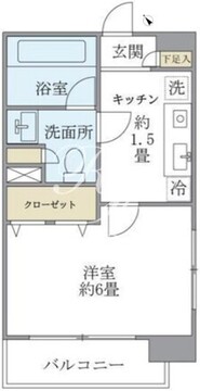 エコロジー白山レジデンス 804 間取り図