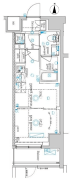 ラフィスタ中野本町 102 間取り図