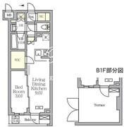 アジールコート都立大学 311 間取り図 ?>