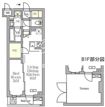 アジールコート都立大学 311 間取り図