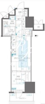 ズーム信濃町 802 間取り図