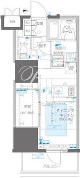 ズーム信濃町 603 間取り図