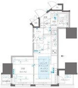 ズーム信濃町 804 間取り図