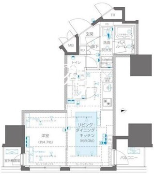 ズーム信濃町 804 間取り図