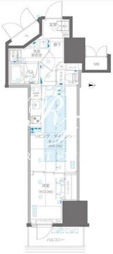 ズーム信濃町 1202 間取り図