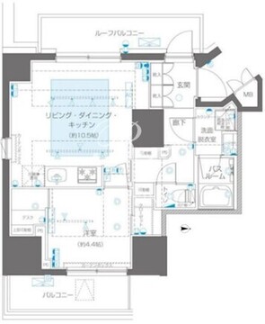 ズーム信濃町 705 間取り図
