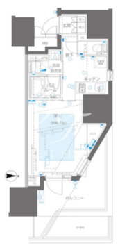 ズーム信濃町 301 間取り図