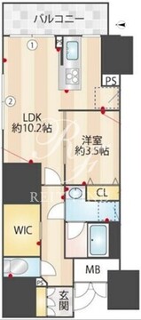 ズーム信濃町 201 間取り図