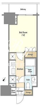 ラティエラ板橋 204 間取り図