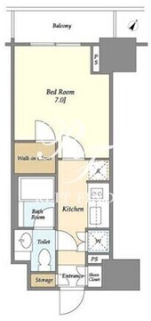 ラティエラ板橋 1303 間取り図
