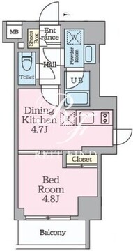 ハイズ三ノ輪2 501 間取り図