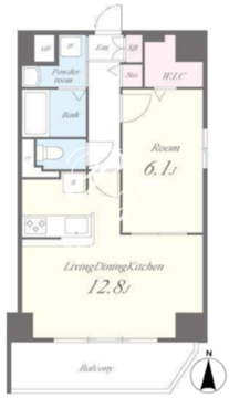 ティーエスツー 502 間取り図