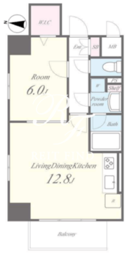 グランククナ 406 間取り図