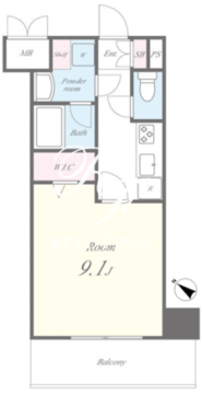 グランククナ 803 間取り図
