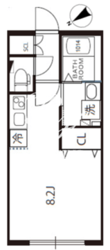 リーガランド目黒 302 間取り図