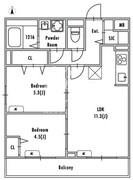 グランパセオ大森北 501 間取り図