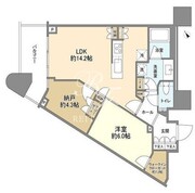 パークタワー勝どき S-2407 間取り図