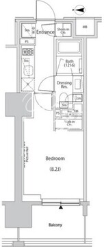 ザ・パークハビオ目白タワー 201 間取り図