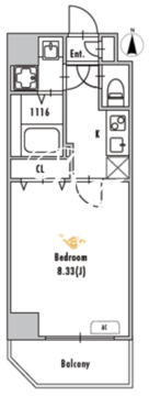 グランパセオ谷在家 606 間取り図