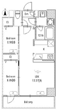 グランパセオ谷在家 601 間取り図