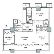 ザ東京タワーズミッドタワー 523 間取り図