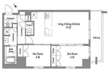 エネシャル代官山 902 間取り図