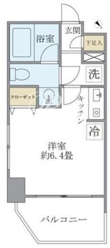 エコロジー白山レジデンス 205 間取り図
