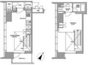 レキシントンスクエア白金高輪 601 間取り図
