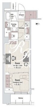 トラック渋谷本町 501 間取り図