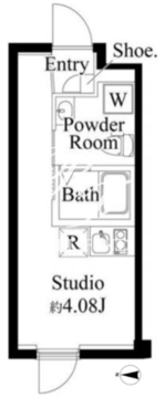 ファーヴァル代々木上原 302 間取り図