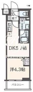 ハーモニーレジデンス東新宿 104 間取り図