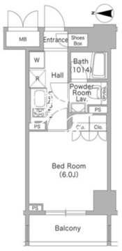 コンフォリア文京春日 204 間取り図